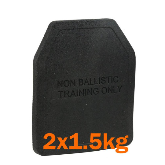 Paire de plaques d'entraînement 250x300mm (2x2.5kg)