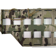 Chest rig mounting kit for plate carriers