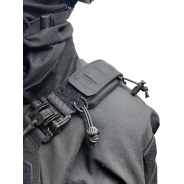 Chest rig mounting kit for plate carriers