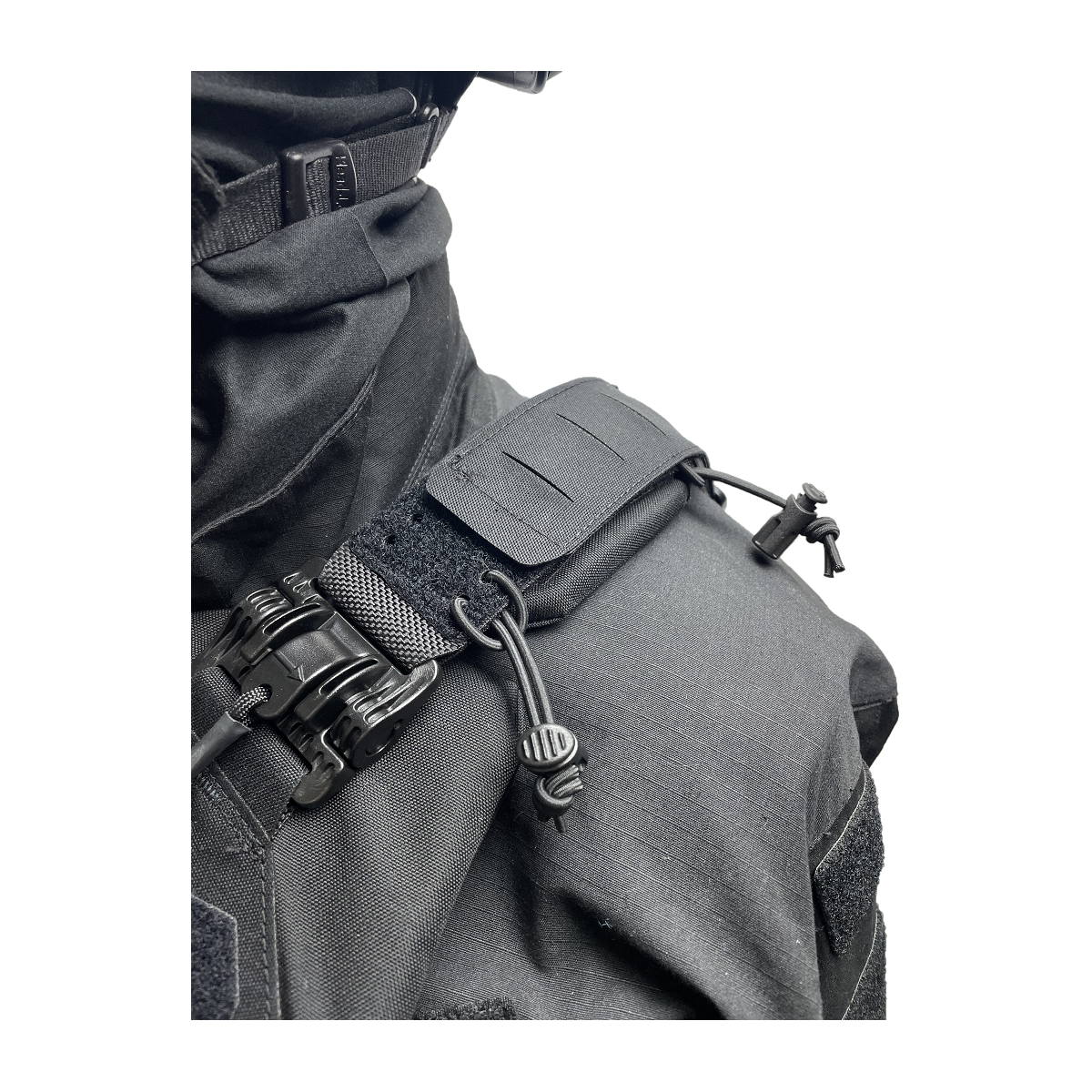 Chest rig mounting kit for plate carriers