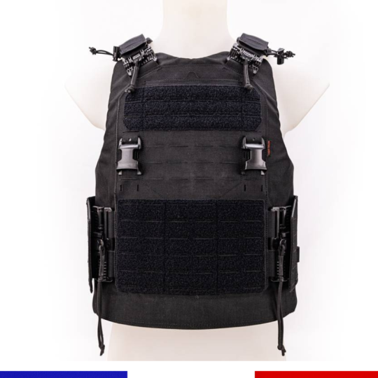 Polgen Assault Gen.3 tactical vest for French Police/Gendarmerie inserts