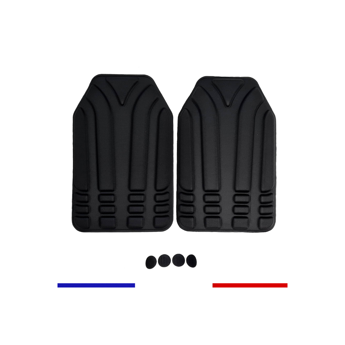 Set of black Ventipads Polgen Platiger shape