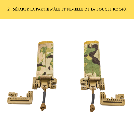 Kit de conversion bretelle ROC 40 pour Simplate Kit de conversion bretelle ROC 40 pour Simplate