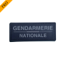 Bandeau velcro 3D GENDARMERIE NATIONALE 125x50 mm noir texte gris