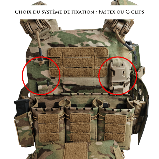 Panneau modulaire rigide 3x carabine